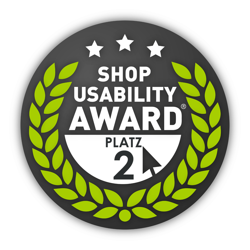Shop Usability Award – Platz 2 in der Kategorie Special Interest