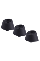 3er Pack Ersatzkappen für Womanizer® Duo - schwarz