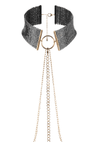 Bijou Indiscrets - Körperschmuck mit Halsband aus Metallblättchen