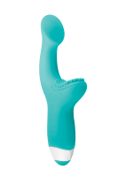 G-Punkt Vibrator mit Klitorisstimulator - Ø 3,4cm | 19cm