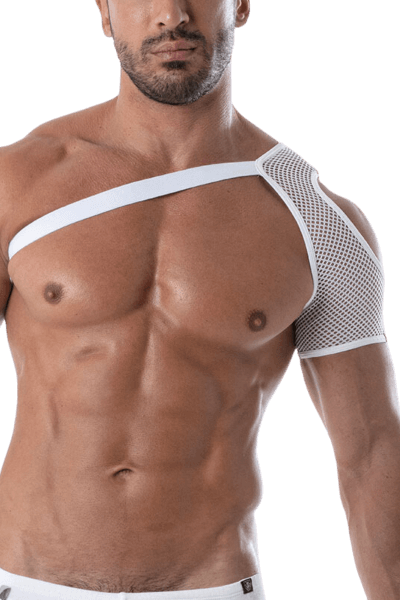 Schulter Harness mit Netz weiß