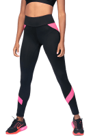 Fitness Leggings schwarz/rosa
